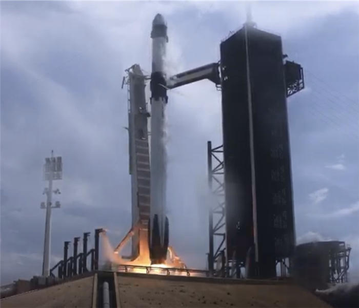 SpaceX Rocket Taking Off