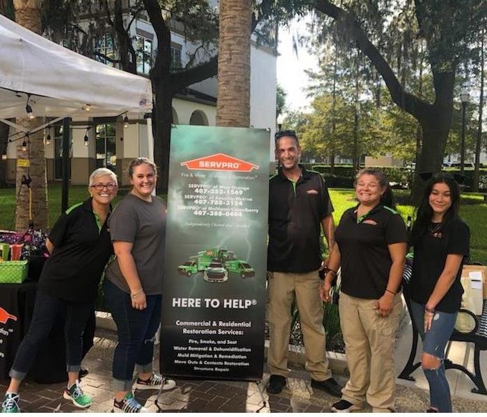SERVPRO of Maitland-Casselberry crew at National Night Out with the Maitland Police Department